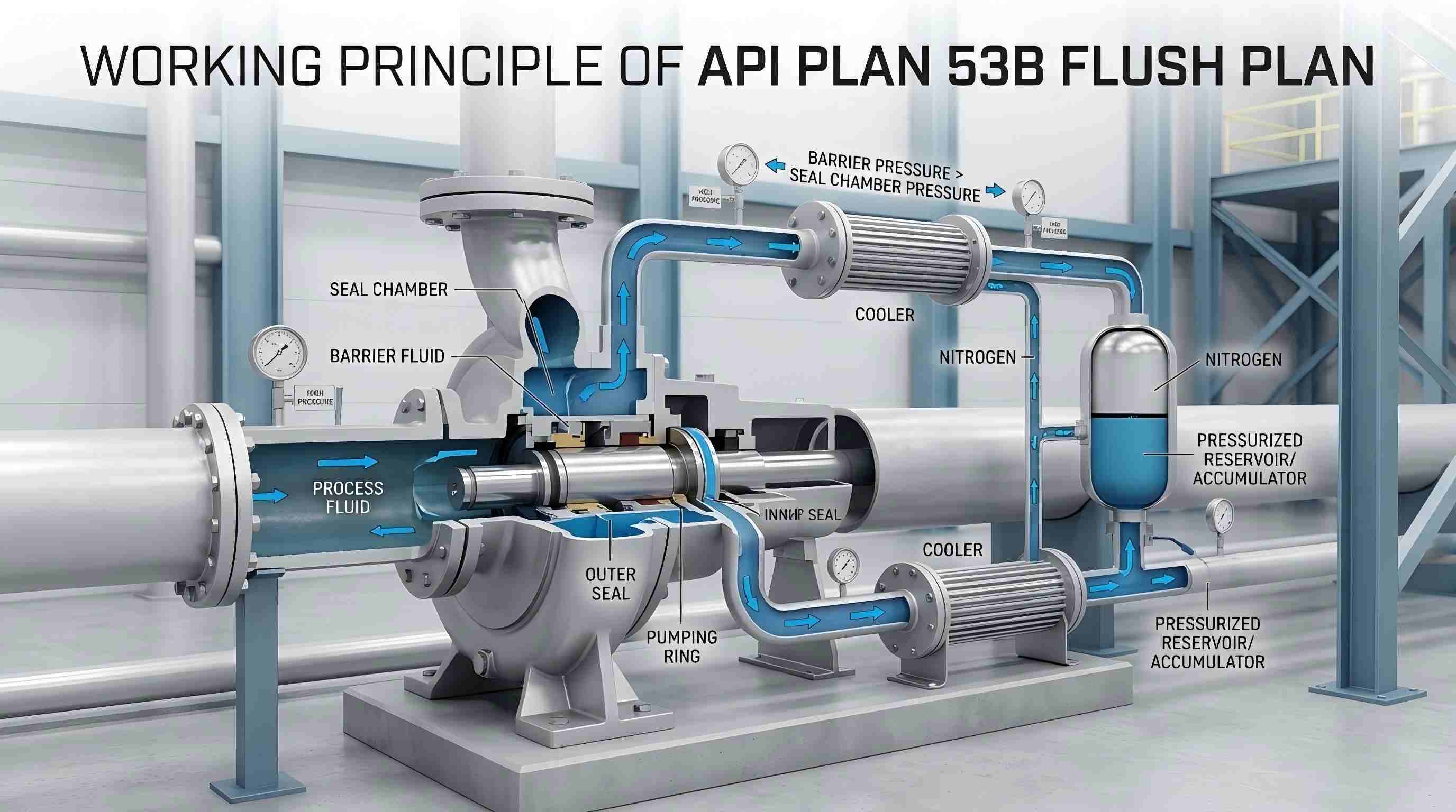 مبدأ العمل لخطة التدفق API PLAN 53B
